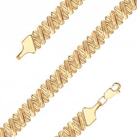 Золотой браслет плетение Фантазийное МАГНАТ МА 40003 МА 40003 фото